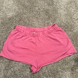 Garage Pink Sweat Shorts